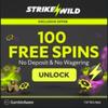 Unlock 100 Free Spins with No Deposit · UK, Incent, Email Submit