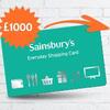 Win a £1,000 Sainsbury's Gift Card Now! Enter Your Details.