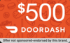 Get $500 Towards Doordash! Run the App for 30 Seconds to Claim Your Reward